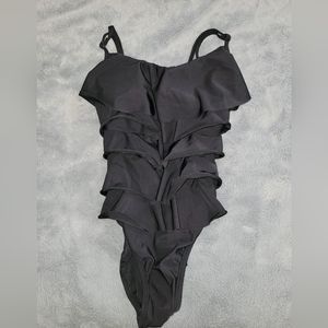 Ruffled One peice swim suit